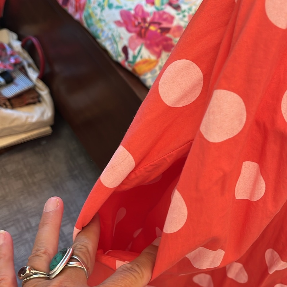 Adorable Pink with Light Pink Polka Dots Maxi Dress - Picture 3 of 6